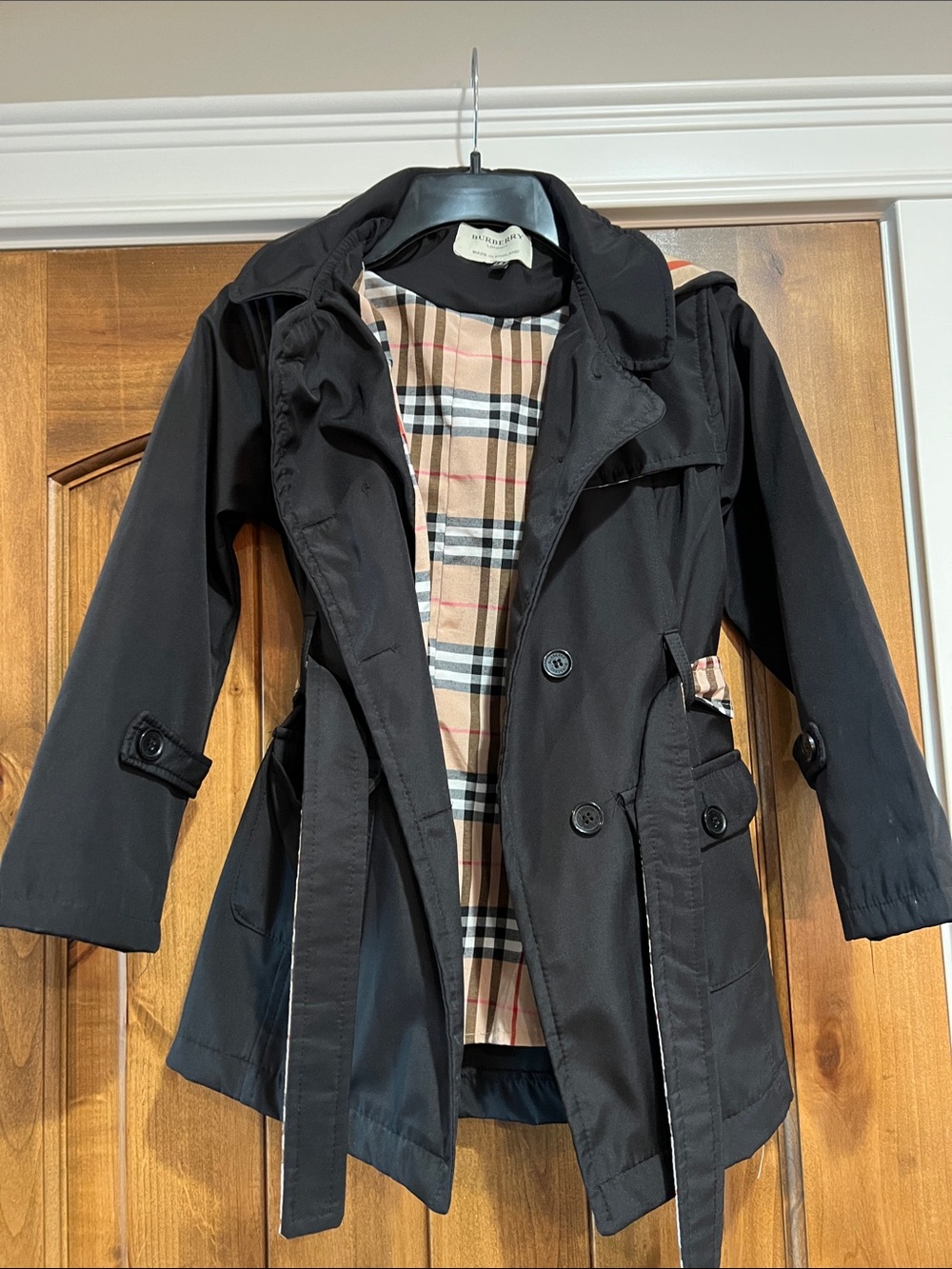 Burberry girls trench coat